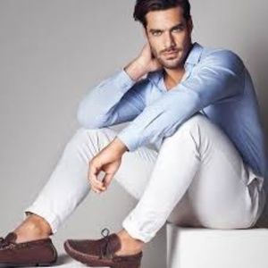 Buckle Black Men's Long Sleeve Double Pocket